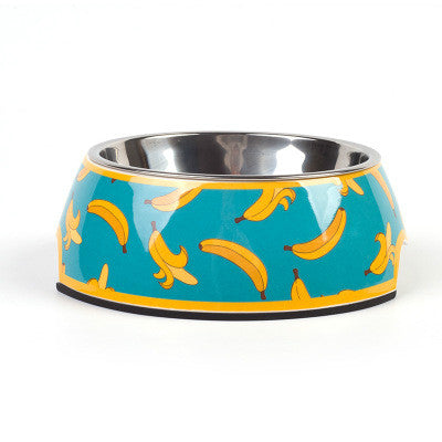 Stainless steel dog and cat bowl