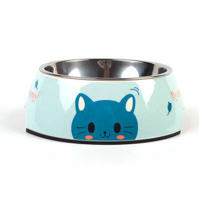 Stainless steel dog and cat bowl